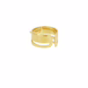 Stacked treasures ring - goud kleur - Afbeelding 3