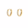 Diamond dazzle oorbellen - goud kleur - Afbeelding 2