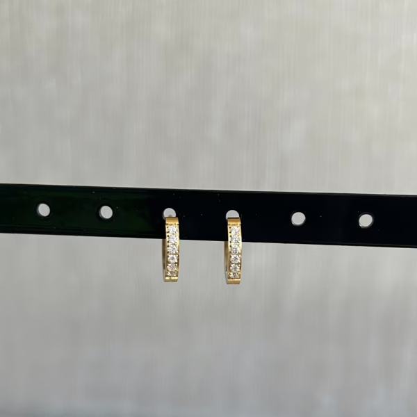 Diamond dazzle oorbellen - goud kleur