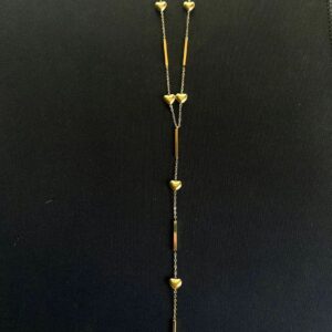 Simple heart ketting - goud kleur