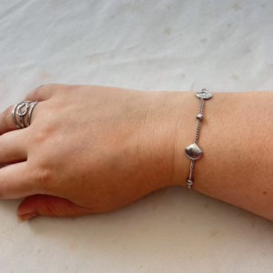 Shell serenade armband - zilver kleur