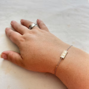 Amsterdam X armband - zilver kleur