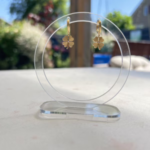 Give me luck oorbellen - goud kleur