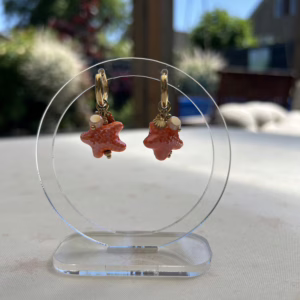 Starry oorbellen - oranje