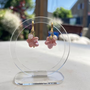 Starry oorbellen - roze