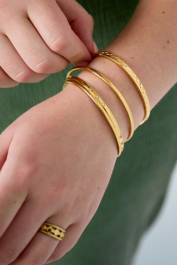 Geo Edge Bangle - Afbeelding 6