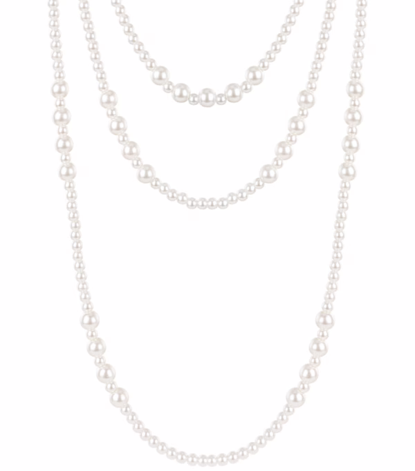 Pearl three Layered Ketting - Afbeelding 4