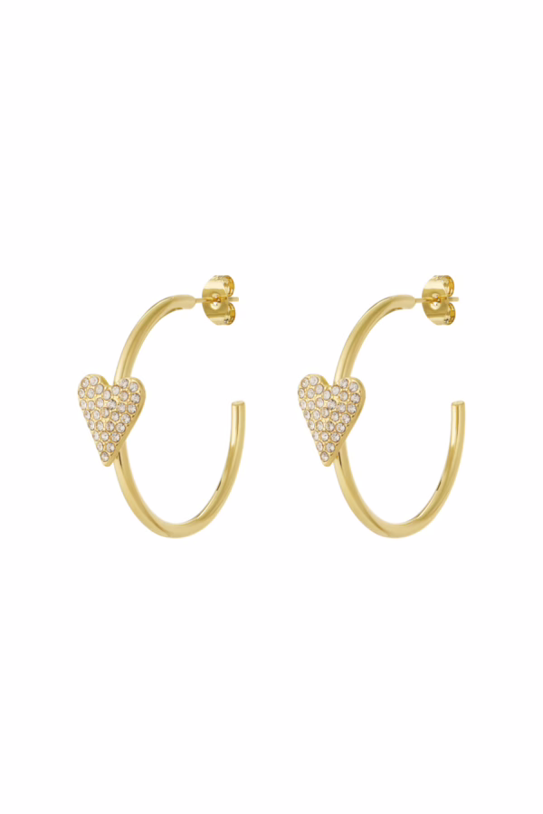 Heart Hoop oorbellen - Afbeelding 2