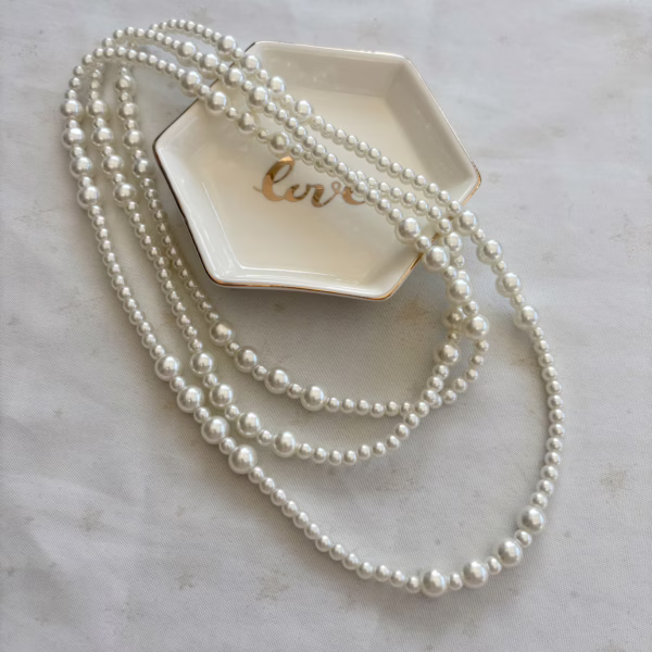 Pearl three Layered Ketting - Afbeelding 3