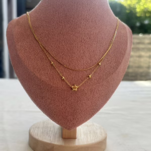 Star glow layered ketting