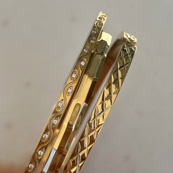 Geo Edge Bangle - Afbeelding 5