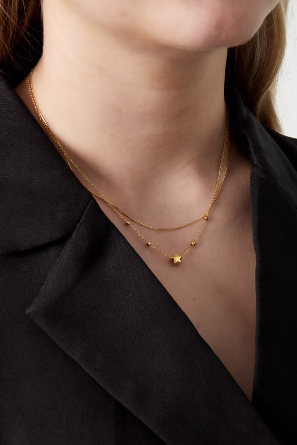 Star glow layered ketting - Afbeelding 3