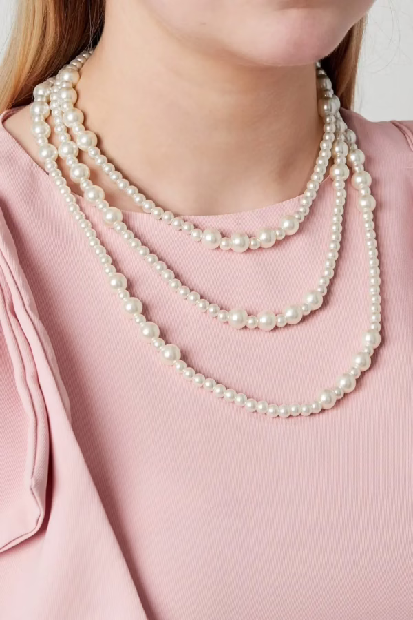 Pearl three Layered Ketting - Afbeelding 2