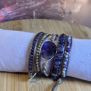 Amethist Serenity, wikkelarmband